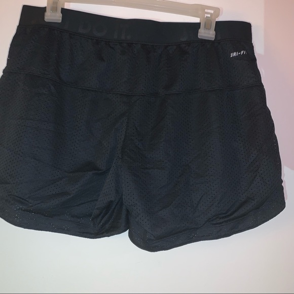 Nike Jersey Running Shorts In Black Size Large - Picture 2 of 8